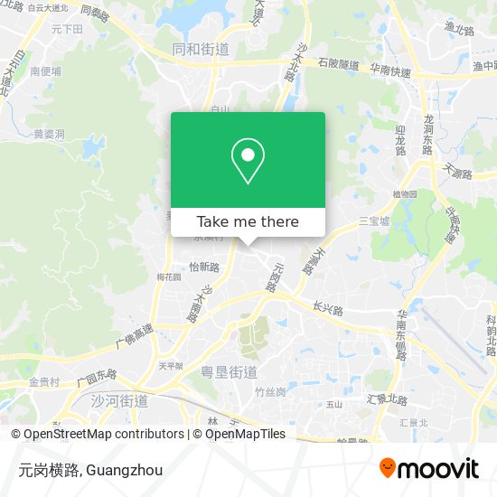 元岗横路 map