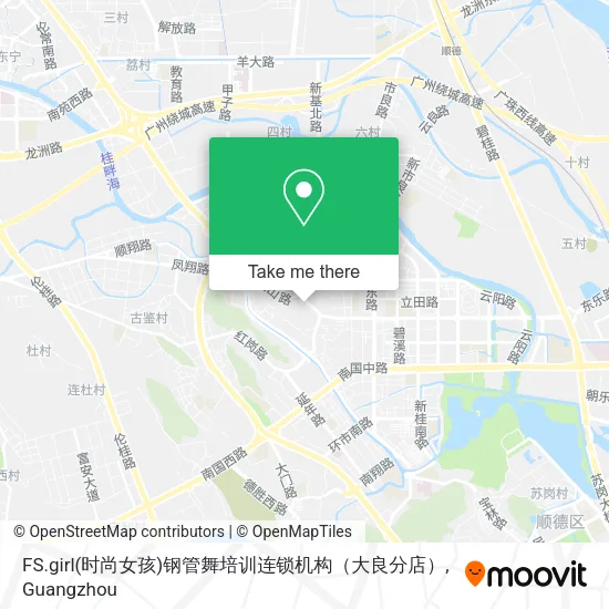 FS.girl(时尚女孩)钢管舞培训连锁机构（大良分店） map