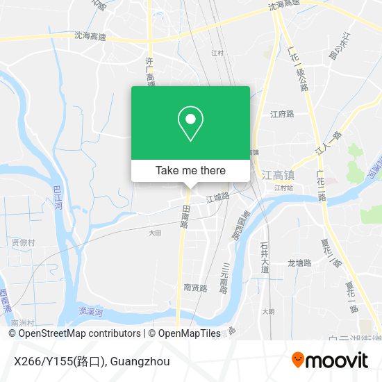 X266/Y155(路口) map