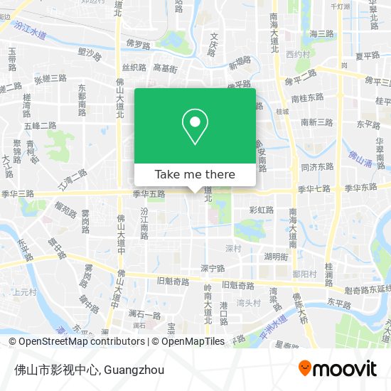 佛山市影视中心 map
