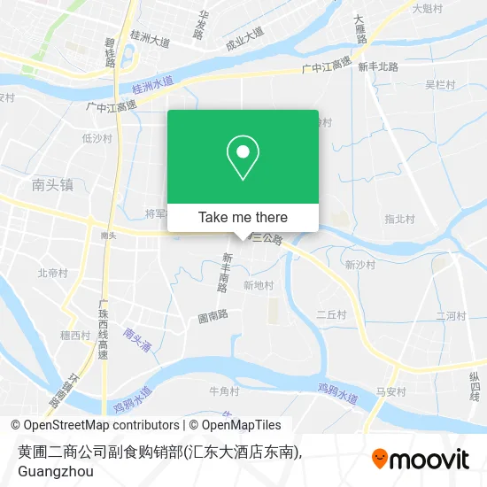 黄圃二商公司副食购销部(汇东大酒店东南) map