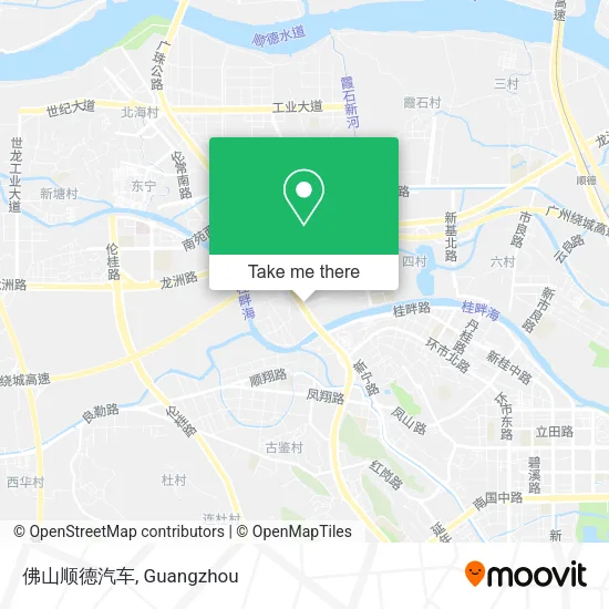 佛山顺德汽车 map