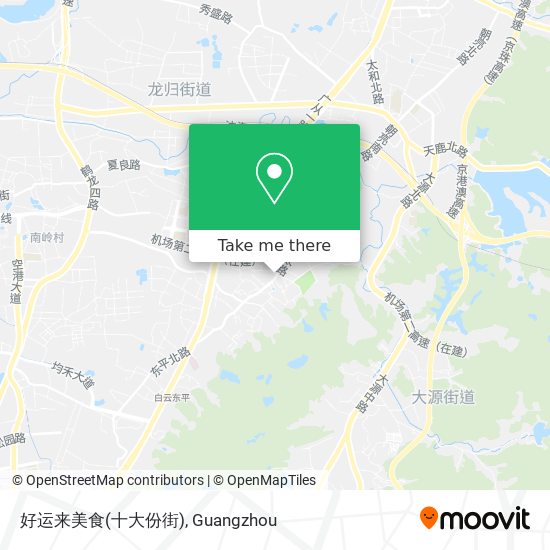 好运来美食(十大份街) map
