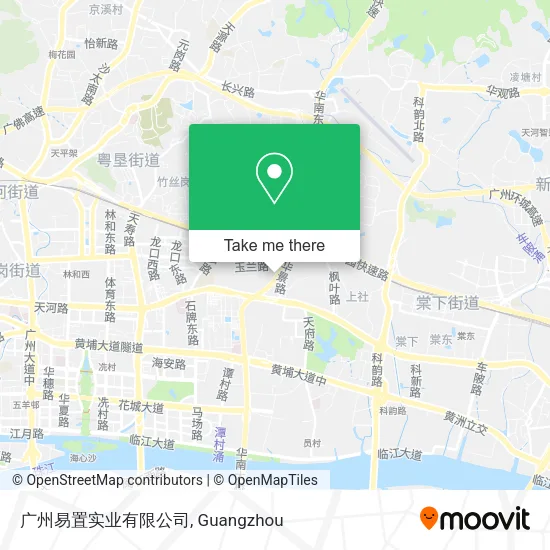 广州易置实业有限公司 map