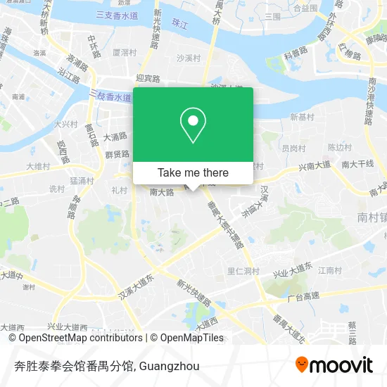 奔胜泰拳会馆番禺分馆 map