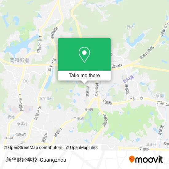 新华财经学校 map