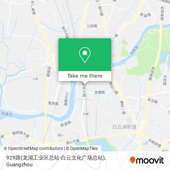 929路(龙湖工业区总站-白云文化广场总站) map