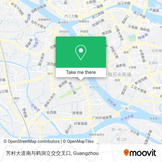 芳村大道南与鹤洞立交交叉口 map