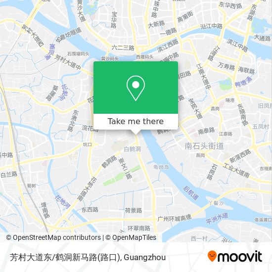 芳村大道东/鹤洞新马路(路口) map