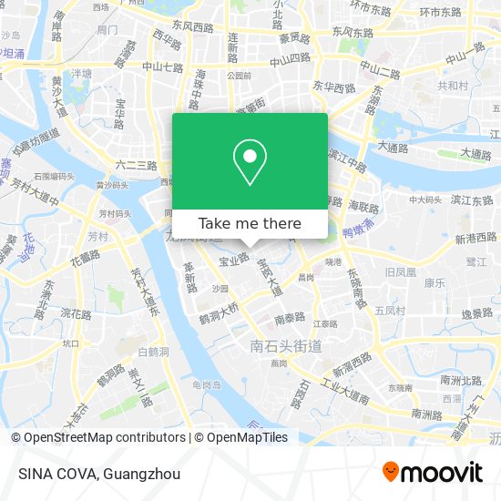 SINA COVA map