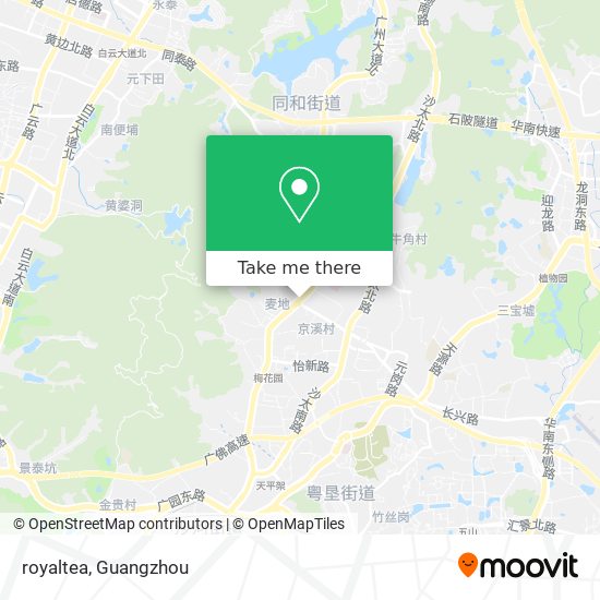 royaltea map