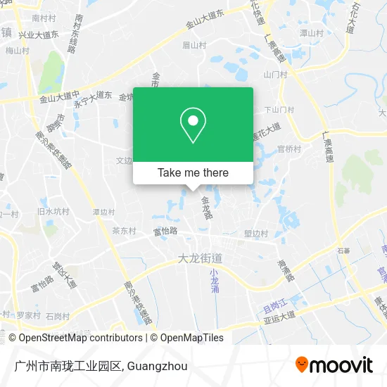 广州市南珑工业园区 map