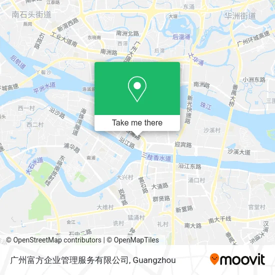 广州富方企业管理服务有限公司 map