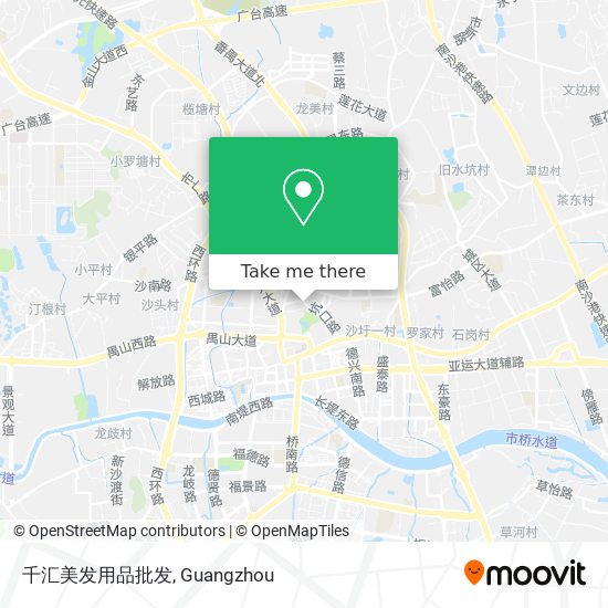 千汇美发用品批发 map