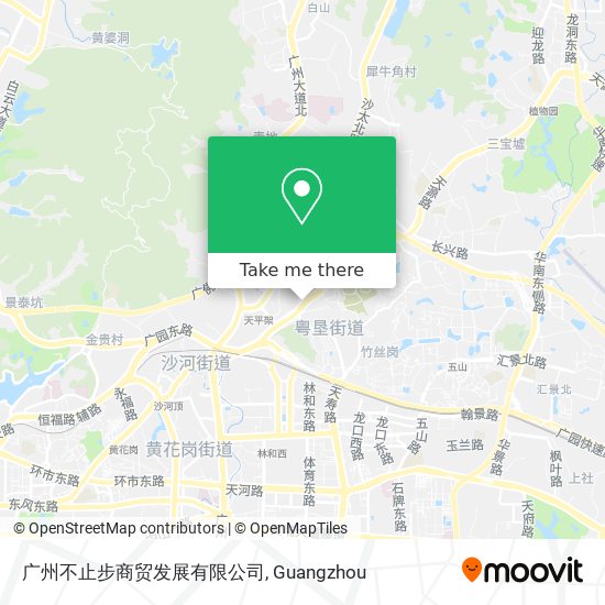 广州不止步商贸发展有限公司 map