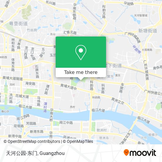 天河公园-东门 map