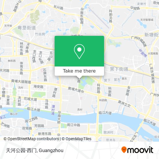 天河公园-西门 map