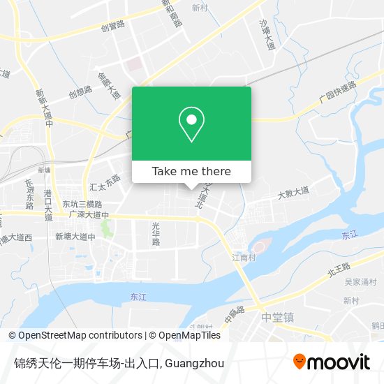 锦绣天伦一期停车场-出入口 map