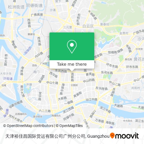 天津裕佳昌国际货运有限公司广州分公司 map
