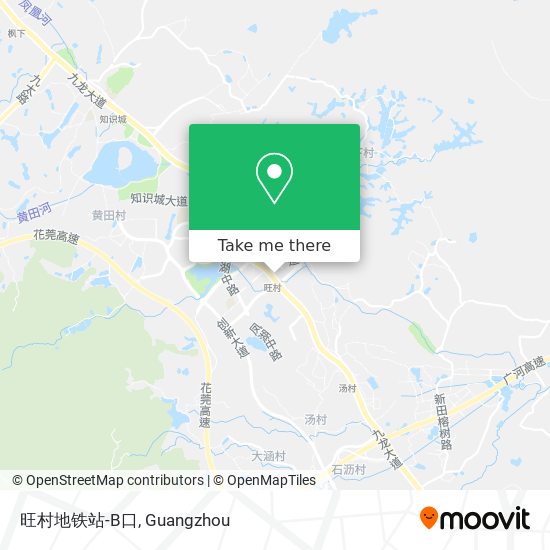 旺村地铁站-B口 map