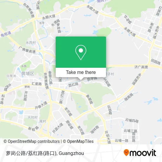萝岗公路/荔红路(路口) map