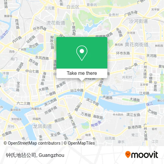 钟氏地毡公司 map
