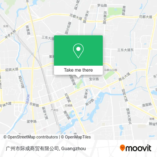广州市际成商贸有限公司 map