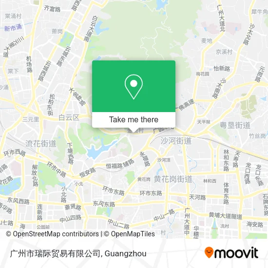 广州市瑞际贸易有限公司 map