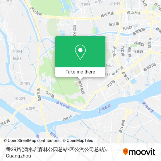 番29路(滴水岩森林公园总站-区公汽公司总站) map