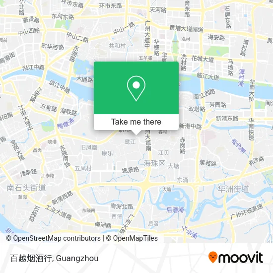 百越烟酒行 map