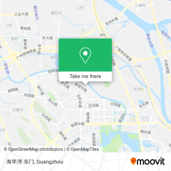 海琴湾-东门 map