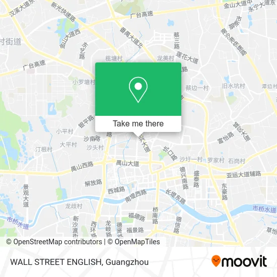 WALL STREET ENGLISH map