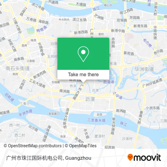 广州市珠江国际机电公司 map