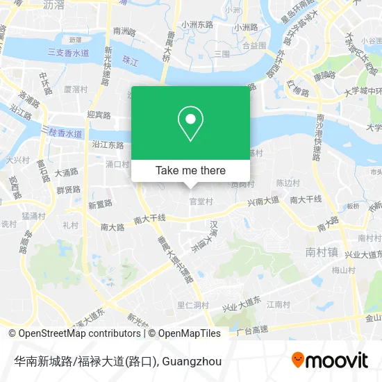 华南新城路/福禄大道(路口) map