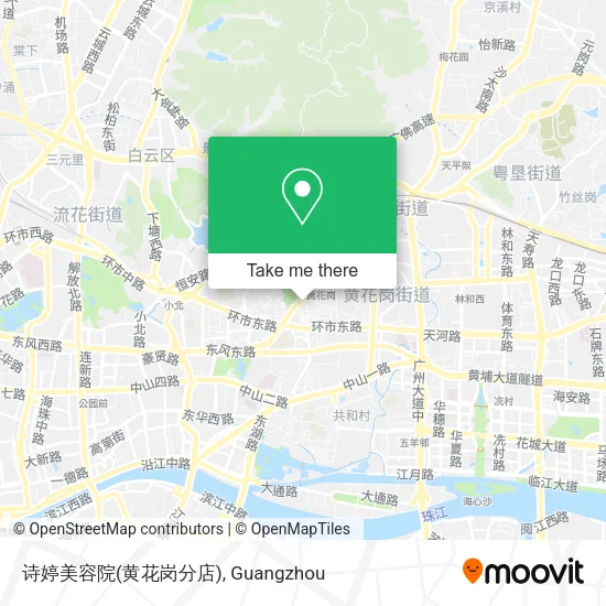 诗婷美容院(黄花岗分店) map