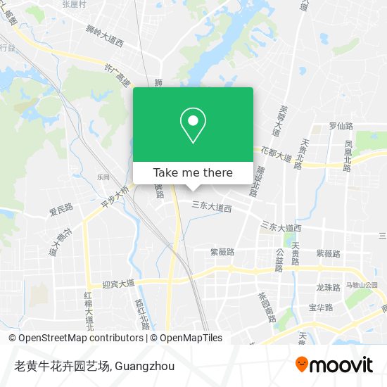 老黄牛花卉园艺场 map