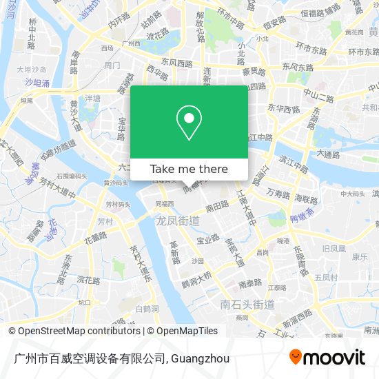 广州市百威空调设备有限公司 map