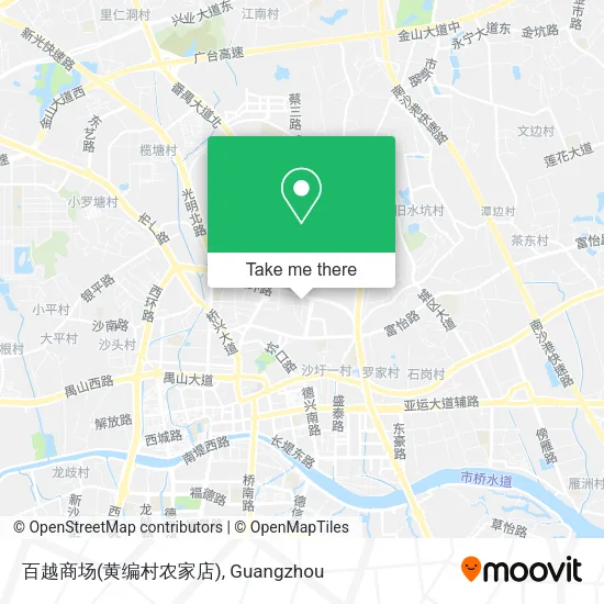 百越商场(黄编村农家店) map