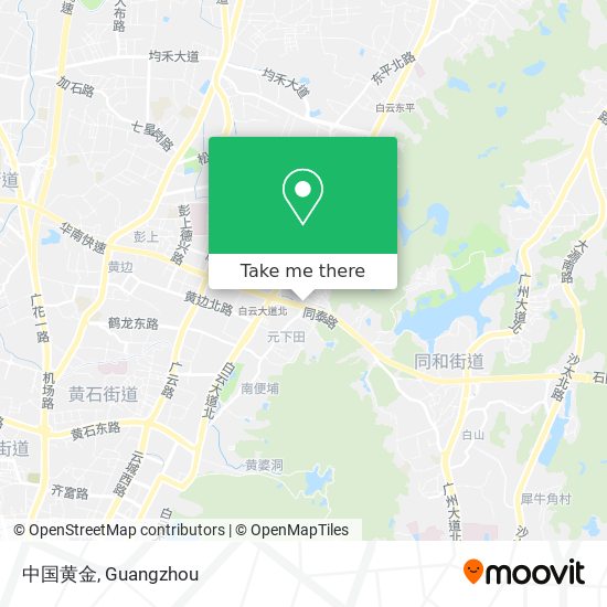 中国黄金 map