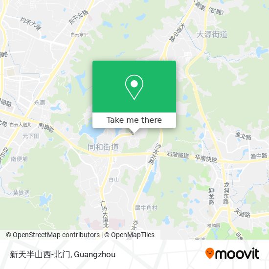 新天半山西-北门 map