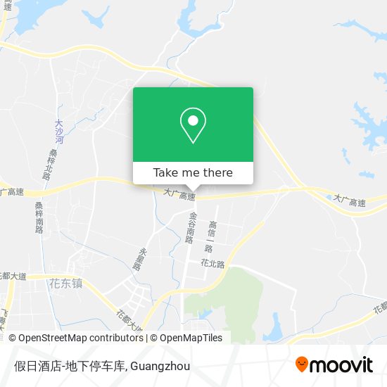 假日酒店-地下停车库 map