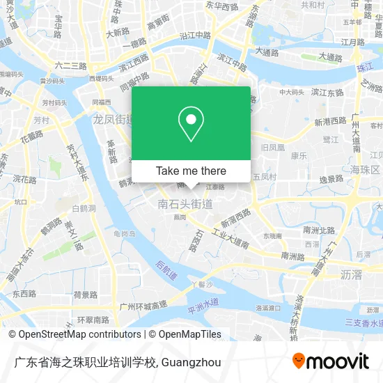 广东省海之珠职业培训学校 map