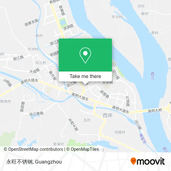 永旺不锈钢 map