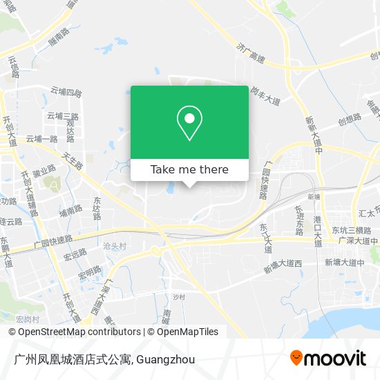 广州凤凰城酒店式公寓 map