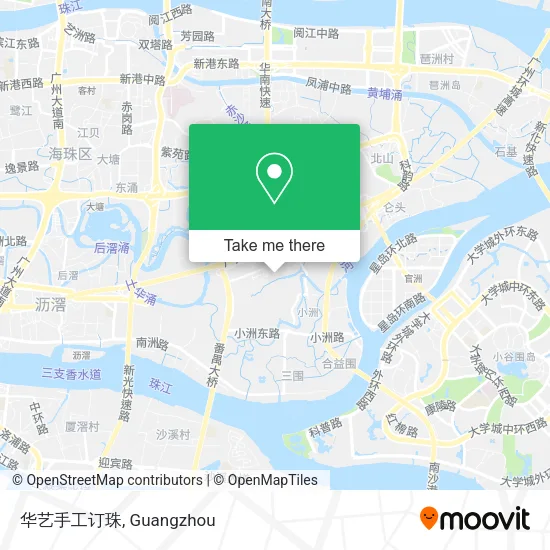 华艺手工订珠 map