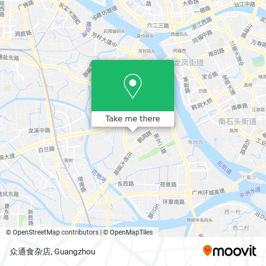 众通食杂店 map