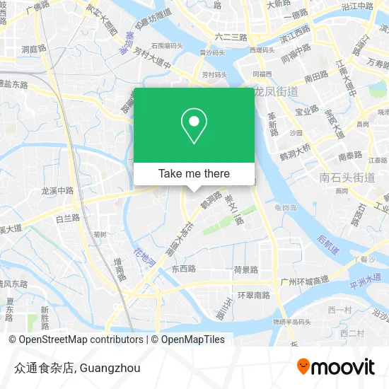 众通食杂店 map
