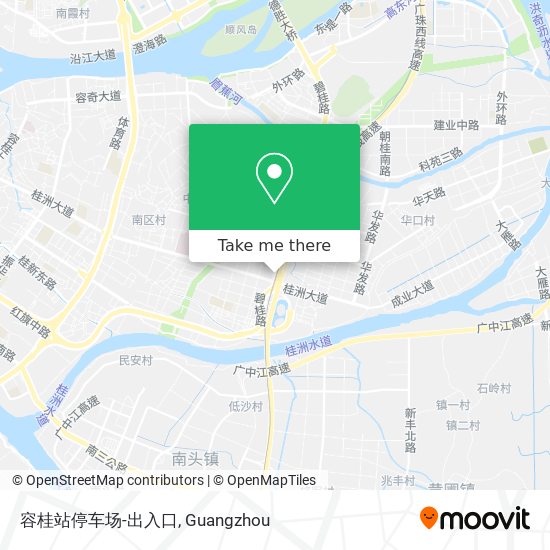 容桂站停车场-出入口 map
