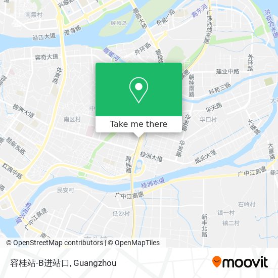 容桂站-B进站口 map