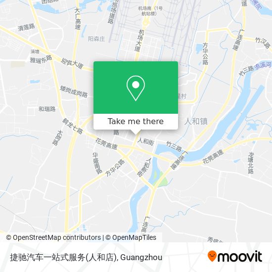 捷驰汽车一站式服务(人和店) map